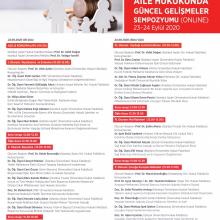Aile Hukukunda Güncel Gelişmeler Sempozyumu (Online) 1