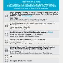 Ayrımcılık Yasağı Bağlamında Yapay Zeka Kullanımının Etkileri Sempozyumu 3