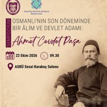 Ahmet Cevdet Paşa Sempozyumu afişi